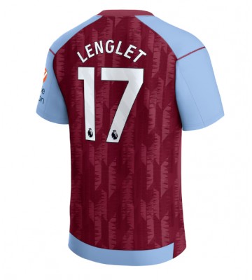 Aston Villa Clement Lenglet #17 Hjemmebanetrøje 2023-24 Kort ærmer